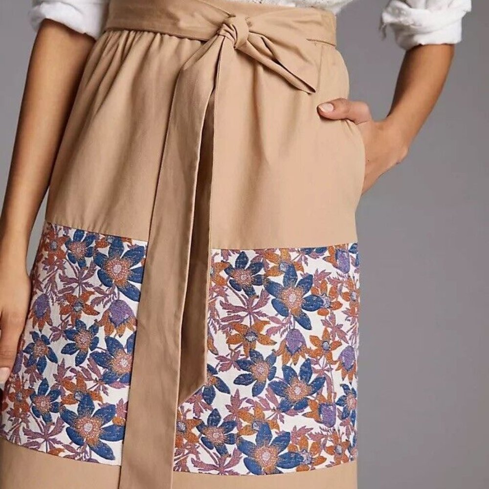 Anthropologie Sachin & Babi NWT Jacquard Tiered Maxi Skirt Belted Bohemian - Picture 4 of 6